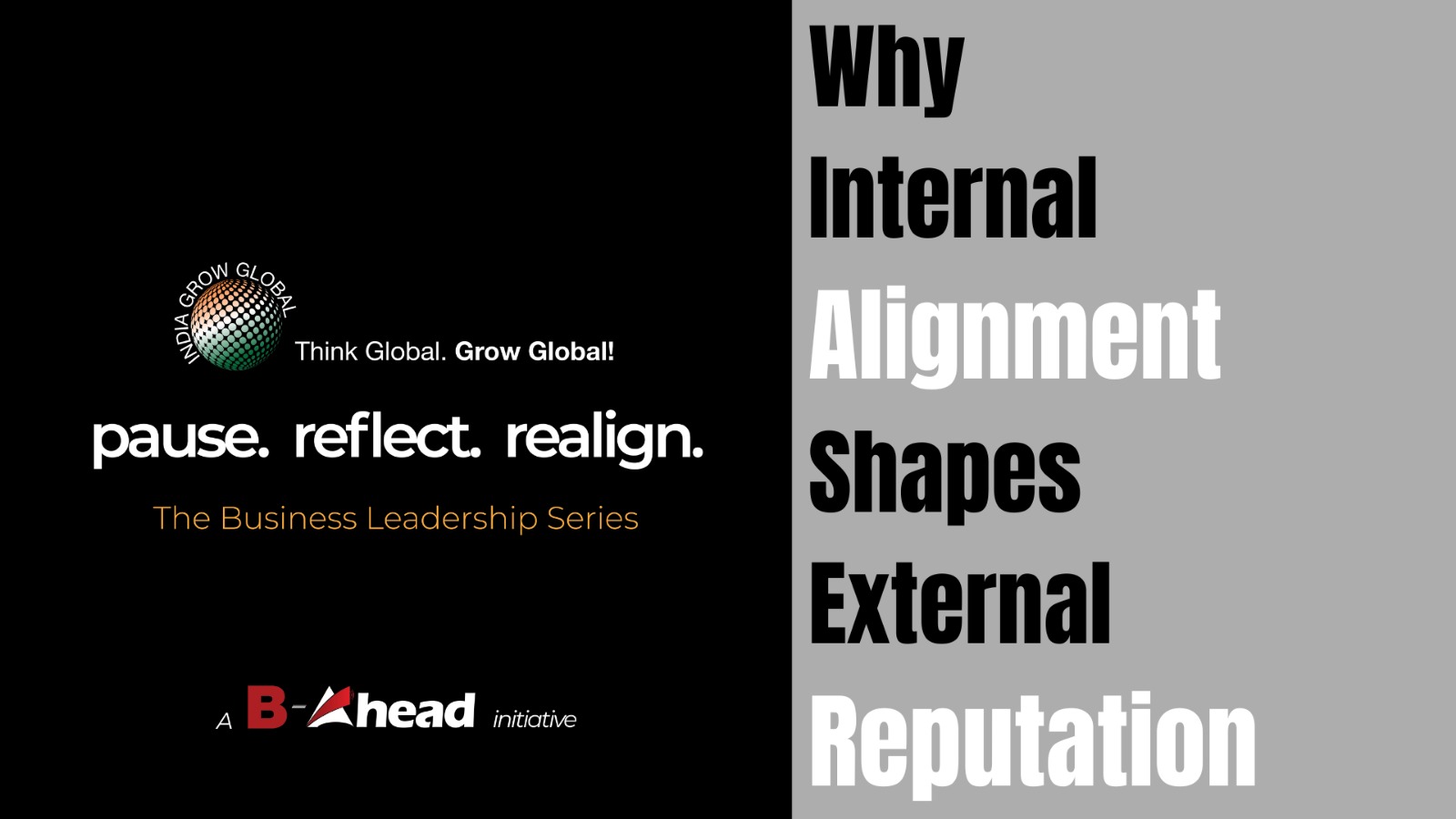 Why Internal Alignment Shapes External Reputation